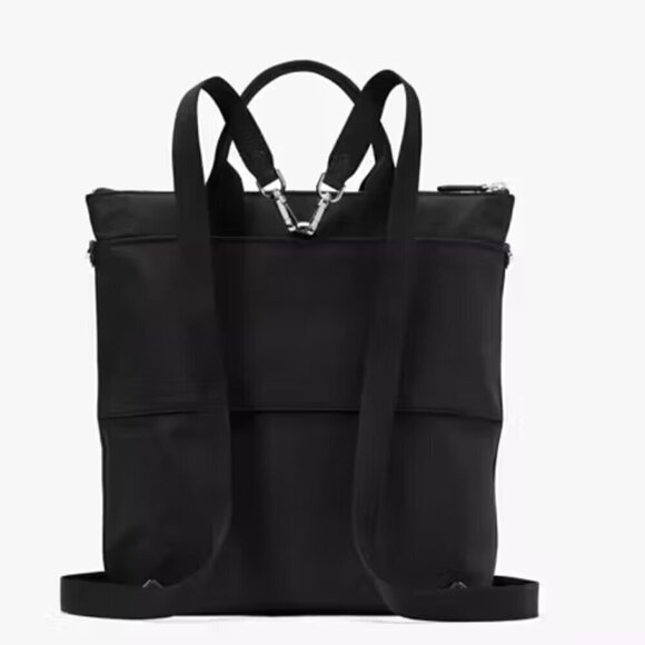 Kate Spade Sam KSNYL Nylon Convertible Tote Backpack Black main image 11
